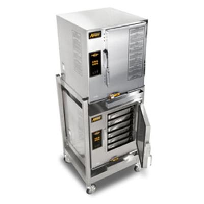 AccuTemp E62403E130DBL 12 Pan Covection Commercial Steamer - Holding Capability, 240v/3ph