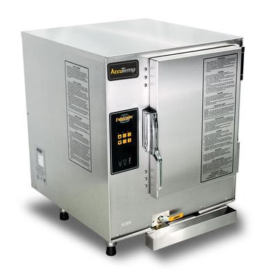 AccuTemp E64403E120 (6) Pan Convection Steamer - Countertop, Holding Capability, 440v/3ph, 12 kW