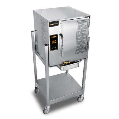 AccuTemp E64803D140SGL (6) Pan Convection Commercial Steamer - Stand, Holding Capabilty, 480v/3ph