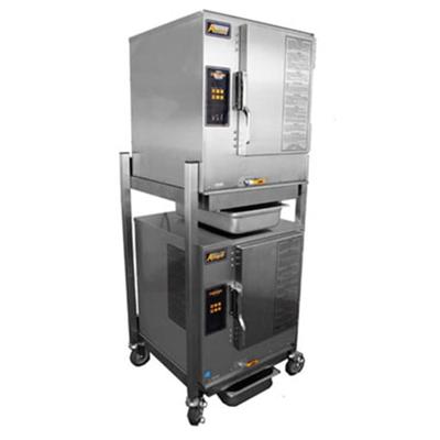 AccuTemp N61201D060DBL 12 Pan Convection Commercial Steamer - Holding Capability, Natural Gas, 12-Pan Capacity, Gas Type: NG, 120 V
