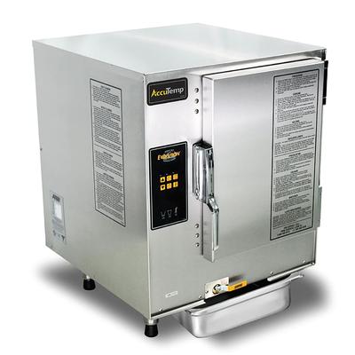 AccuTemp P61201E060SGL (6) Pan Convection Commercial Steamer - Holding Capability, Liquid Propane, LP, Gas Type: LP, 120 V