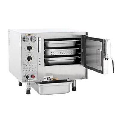 AccuTemp S32401D060 (3) Pan Convection Steamer - Countertop, Holding Capability, 240v/1ph, Boilerless, 3-Pan Capacity