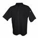 Chef Revival CS006BK-3X Poly Cotton Blend Cook Shirt, 3X, Pocket, Short Sleeve, Black