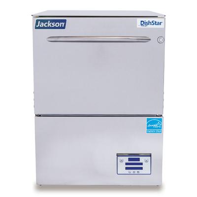 Jackson DISHSTARHT-E-SEER 230/1 DishStar High Temp Rack Undercounter Dishwasher w/ 20 Racks/hr Capacity, Built-in Booster, 230v/1ph, Energy Recovery, Stainless Steel