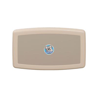 Koala Kare KB300-00 Horizontal Wall Mounted Changing Station - Polypropylene, Beige, 200-lb. Capacity