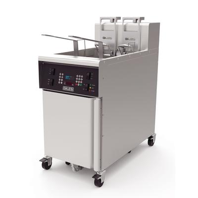 Giles GBF-70M 240/3 Commercial Electric Fryer - (1) 70 lb Vat, Floor Model, 240v/3ph, Stainless Steel