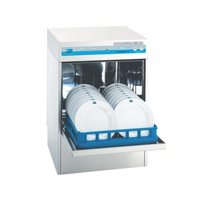 Meiko FV40.2 208-230/60/3 Point 2 High Temp Rack Undercounter Dishwasher w/ 37 Racks/hr Capacity, Built-in Booster, 208-230v/3ph, Integrated Booster Heater, Stainless Steel