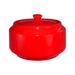 ITI CA-61-CR 14 oz Cancun Sugar Bowl - Ceramic, Crimson Red