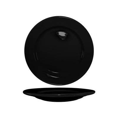 ITI CA-7-B 7 1/8" Round Cancun Plate - Ceramic, Black