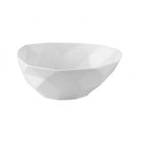 CAC ART-B8 48 oz Irregular Art Deco Soup/Salad Bowl - Porcelain, Bone White