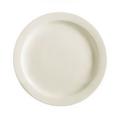 CAC NRC-16 10 1/2" Round NRC Dinner Plate - Stoneware, American White