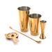 Barfly M37101GD 5-Piece Cocktail Shaker Set - Gold