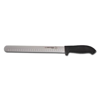 Dexter Russell SG140-12GEB-PCP 12" Slicer w/ Soft Black Rubber Handle, Carbon Steel, Black Handle