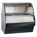 Alto-Shaam TY2SYS-48-BLK 48" Halo Heat Full Service Hot Food Display - Curved Glass, 120/208-240v/1ph, Black