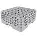 Cambro 25S638151 Camrack Glass Rack w/ (25) Compartments - (3) Gray Extenders, Soft Gray