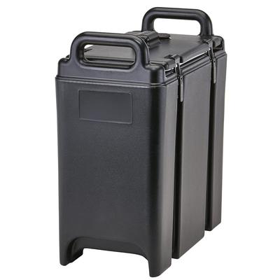 Cambro 350LCD110 3 3/10 gal Camtainer Insulated Soup Dispenser, Black