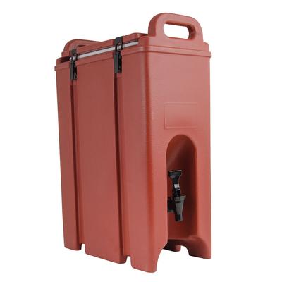 Cambro 500LCD402 5 gal Camtainer Insulated Beverage Dispenser, Brick Red