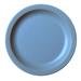 Cambro 65CWNR401 6 9/16" Plastic Plate, Slate Blue, Polycarbonate