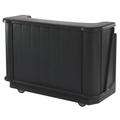 Cambro BAR650PM110 67 1/2" Portable Bar - Post-Mix Drink System, CO2, Black