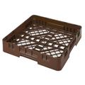 Cambro BR258167 Camrack Base Rack - Full Size, 1 Compartment, 4"H, Brown