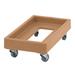 Cambro CD1327157 Camdolly for Milk Crates w/ 300 lb Capacity, Coffee Beige, 3" Swivel Casters