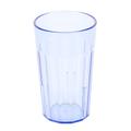 Cambro NT10401 10 oz Slate Blue Fluted Plastic Tumbler