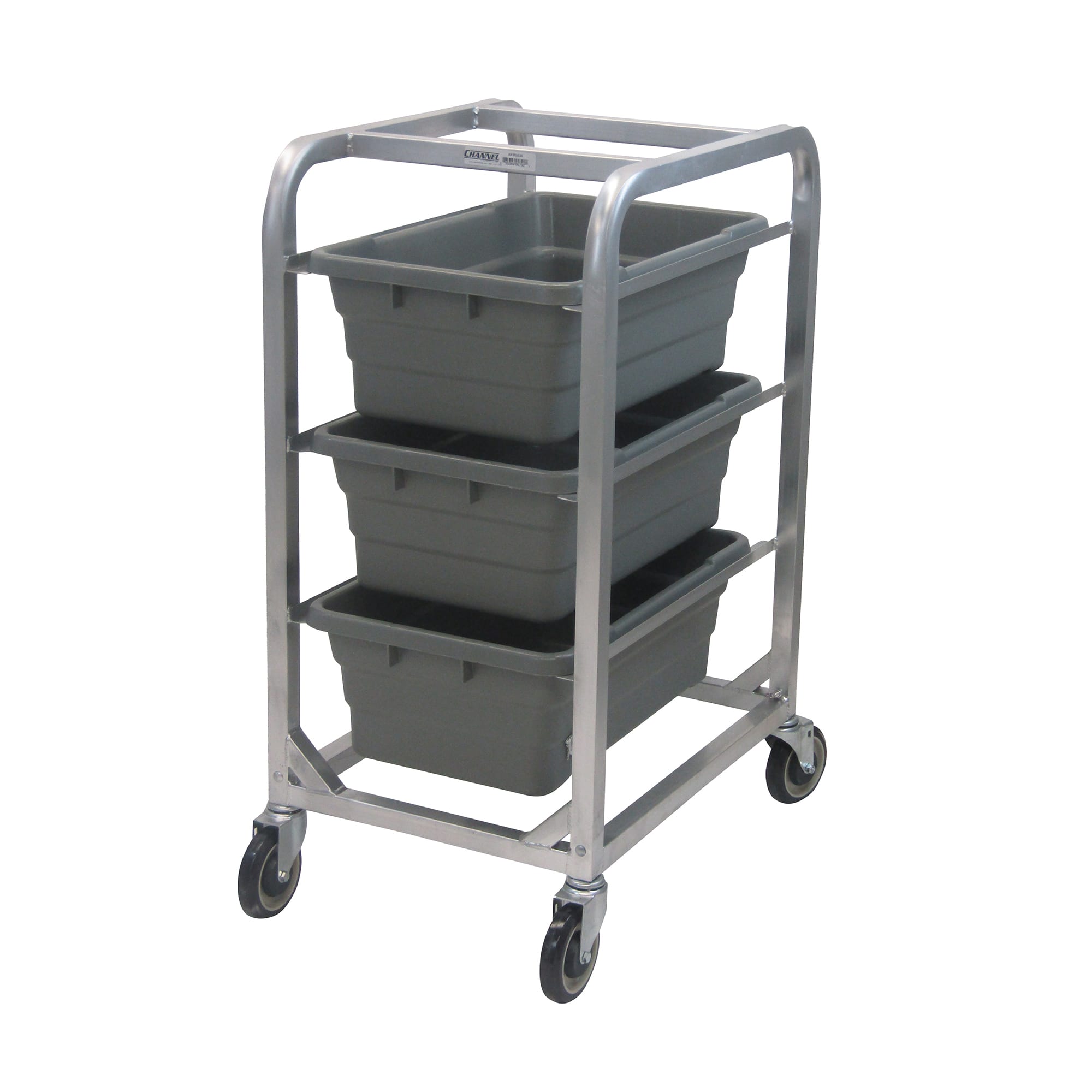 Channel AXD503L 40 1/2" Lug Rack w/ 3 Lug Capacity & Swivel Casters, Aluminum