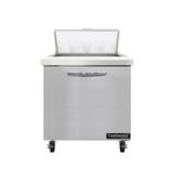 Continental SW32N8 32" Sandwich/Salad Prep Table w/ Refrigerated Base, 115v, Stainless Steel