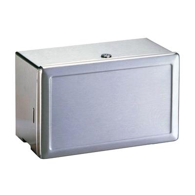 Bobrick B-263 Surface Mount Paper Towel Dispenser w/ 400 Singlefold Capacity, Stainless, Stainless Steel
