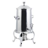 Bon Chef 49105C Roman 5 1/2 gal Medium Volume Dispenser Coffee Urn w/ 1 Tank, Chafing Fuel, Silver