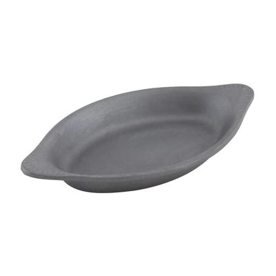 Bon Chef 5035T 8 oz. Small Tempo Au Gratin Pan, Aluminum, Black