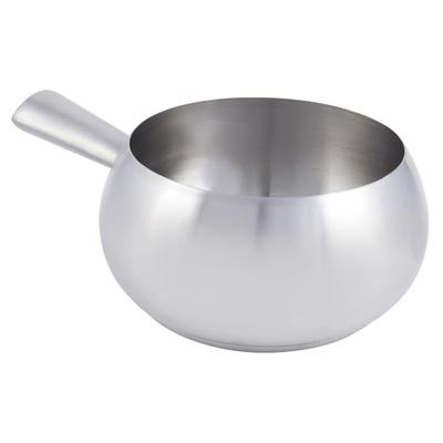 Bon Chef 5150SS 6" Fondue Pot w/ Tapered Handle & Induction Bottom, Stainless Steel