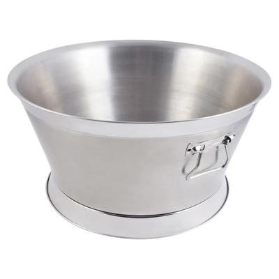 Bon Chef 61283 21 1/8" Round Cooling Tub - 10 3/4"H, Stainless, Silver