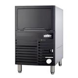 Summit BIM100 20 1/2"W Full Cube Undercounter Commercial Ice Machine - 100 lbs/day, Air Cooled, Gravity Drain, 115v, 100-lb. Capacity, Black