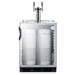 Summit SBC56GBIADA 24" Kegerator Commercial Beer Dispenser w/ (2) Keg Capacity - (1) Column, Black, 115v