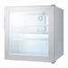 Summit SCFU386 23 3/8" 1 Section Display Freezer w/ Swing Door - Rear Mount Compressor, White, 115v, Rear-Mount Compressor