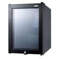 Summit SCR114L 14" Countertop Refrigerator w/ Front Access - Swing Door, Black, 115v