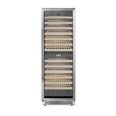 Summit SWC1966BCSS 23 1/2" 1 Section Commercial Wine Cooler w/ (2) Zones - 162 Bottle Capacity, 115v, Silver