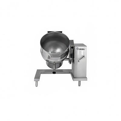 Groen DH-40C NG 40 gal. Steam Kettle - Manual Tilt, 2/3 Jacket, Natural Gas, Stainless Steel, Gas Type: NG