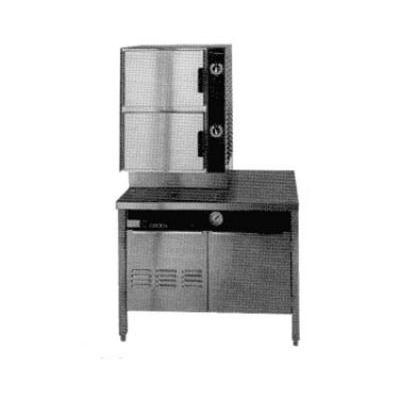 Groen HY-6SG-36 NG 6 Pan Convection Commercial Steamer - Cabinet, Includes Worktop, Natural Gas, Stainless Steel, Gas Type: NG