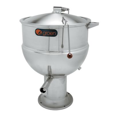 Groen PT-60 60 gal Steam Kettle - Stationary, 2/3 Jacket, Direct Steam, Stainless Steel