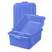 Vollrath 1551-C04 Combo Food Storage Box - 5" Drain, 7" Box, Snap-On Lid, Blue