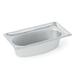 Vollrath 3103040 Super Pan Shapes Third Size Steam Pan - Oval, Stainless Steel, 4" Deep