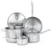 Vollrath 3822 Optio Deluxe Cookware Set (7) piece - Stainless Steel, Induction Ready