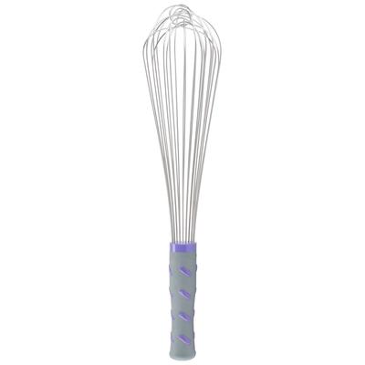 Vollrath 47004 14" Piano Whip - Purple Nylon Handle, Stainless Steel