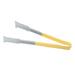 Vollrath 4790950 9 1/2"L Stainless Steel Utility Tongs - Yellow