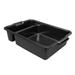 Vollrath 52634 Signature Bus Box w/ (2) Compartments - 23" x 17 1/2" x 6", Black, 2 Compartments, Polyethylene