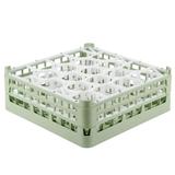 Vollrath 52704 1 Signature Lemon Drop Glass Rack w/ (20) Compartments - Green