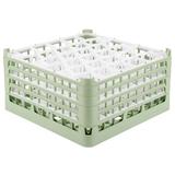 Vollrath 52845 1 Signature Lemon Drop Glass Rack w/ (30) Compartments - Green