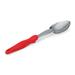 Vollrath 6414240 14" Heavy-Duty Perforated Spoon - Red Nylon Handle, 13 13/16"